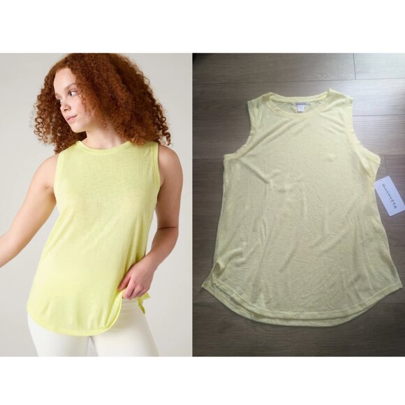 Athleta | Breezy Tank In Yellow - Picture 1 of 11